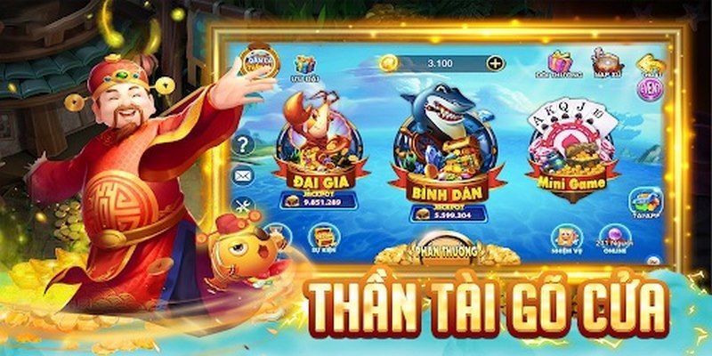 Luật chơi đơn giản cho lựa chọn săn cá Thần Tài
